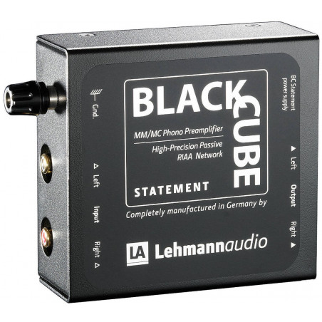 LEHMANN AUDIO BLACK CUBE STATEMENT