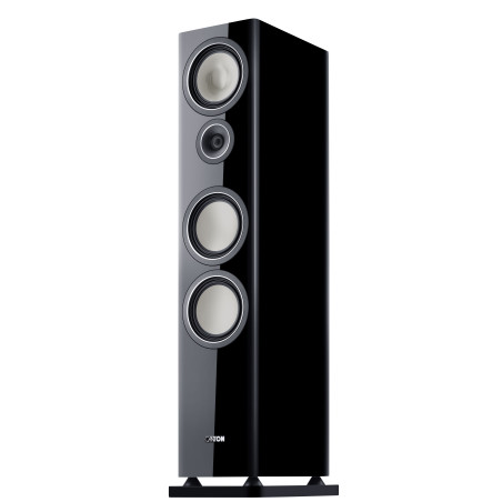 CANTON TOWNUS 90 BLACK HIGH GLOSS - COPPIA Diffusori da pavimento -...