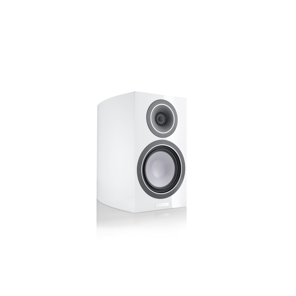 CANTON VENTO 20 WHITE HIGH GLOSS - COPPIA Diffusori da scaffale - A...