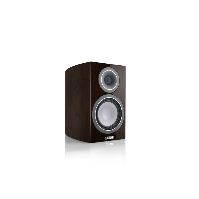CANTON VENTO 20 WALNUT DARK HIGH GLOSS - COPPIA Diffusori da scaffa...