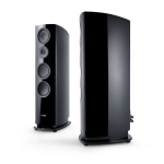 CANTON REFERENCE 7 LACCATO NERO - COPPIA Diffusori da pavimento - A...