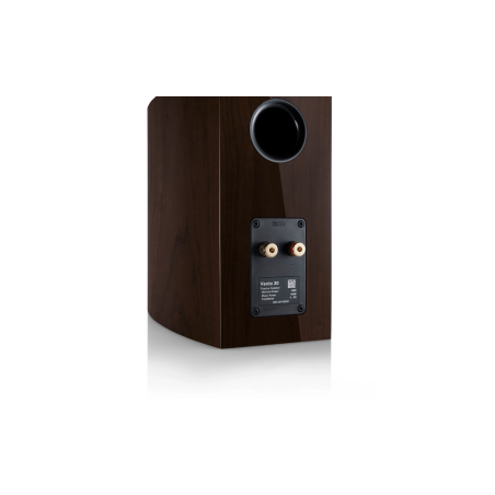 CANTON VENTO 20 WALNUT DARK HIGH GLOSS - COPPIA Diffusori da scaffa...