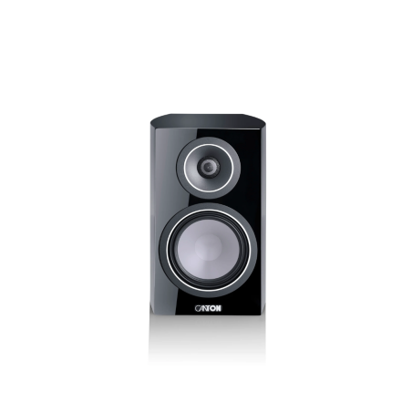 CANTON VENTO 20 BLACK HIGH GLOSS - COPPIA Diffusori da scaffale - A...