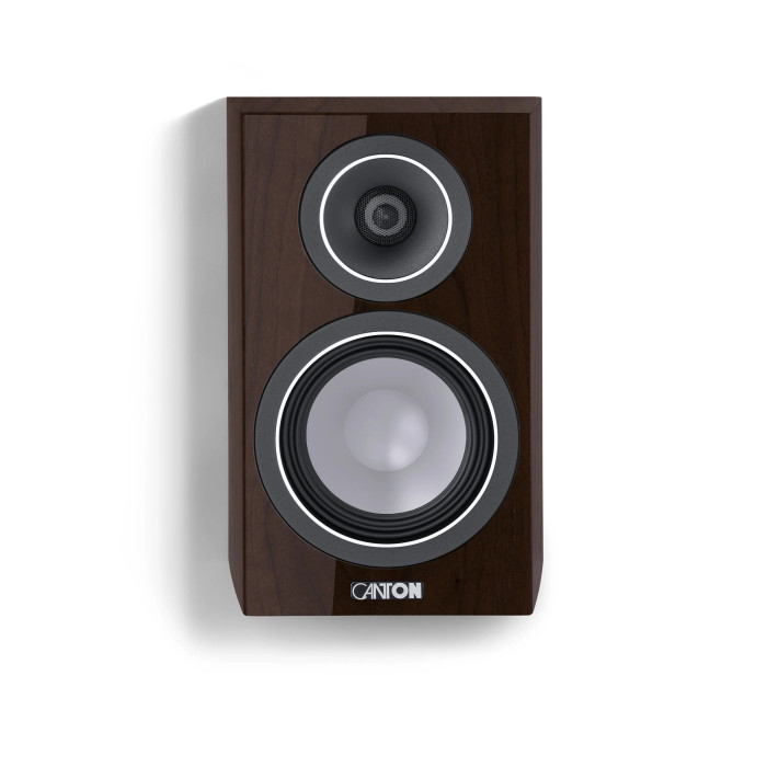 CANTON VENTO 10 WALNUT DARK HIGH GLOSS - COPPIA Diffusori da scaffa...