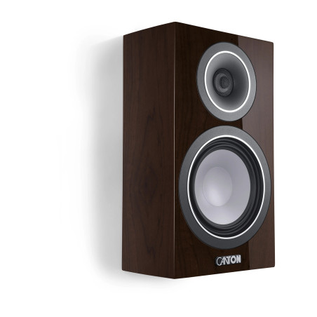 CANTON VENTO 10 WALNUT DARK HIGH GLOSS - COPPIA Diffusori da scaffa...