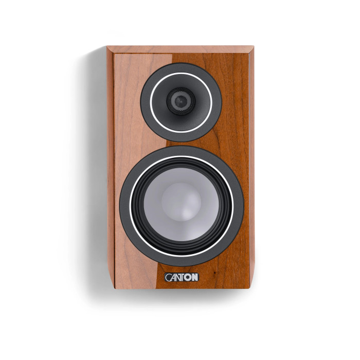 CANTON VENTO 10 WALNUT HIGH GLOSS - COPPIA Diffusori da scaffale - ...