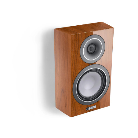 CANTON VENTO 10 WALNUT HIGH GLOSS - COPPIA Diffusori da scaffale - ...