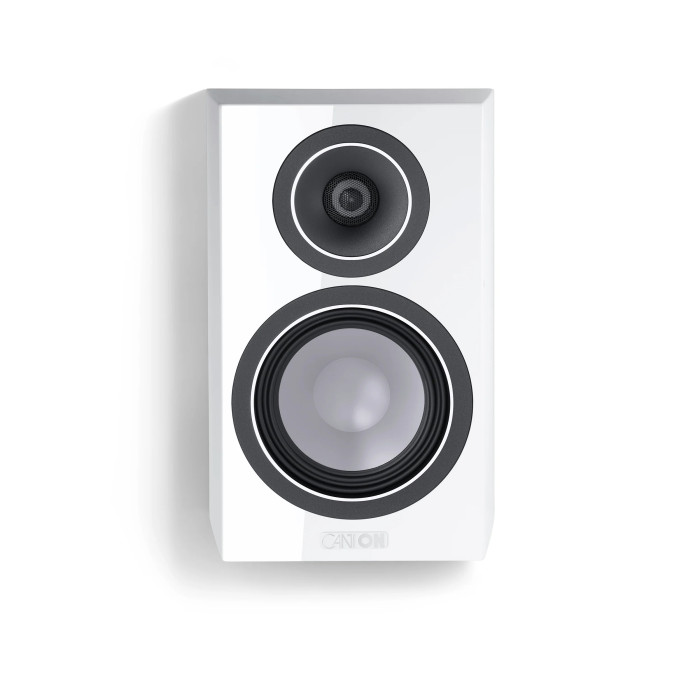 CANTON VENTO 10 WHITE HIGH GLOSS - COPPIA Diffusori da scaffale - A...