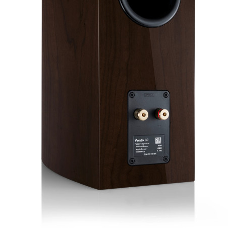CANTON VENTO 30 WALNUT DARK HIGH GLOSS - COPPIA Diffusori da scaffa...