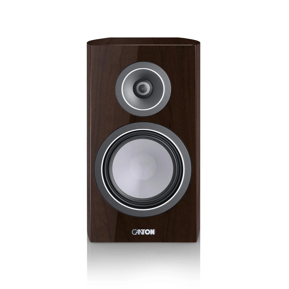 CANTON VENTO 30 WALNUT DARK HIGH GLOSS - COPPIA Diffusori da scaffa...