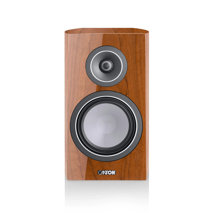 CANTON VENTO 30 WALNUT HIGH GLOSS - COPPIA Diffusori da scaffale - ...
