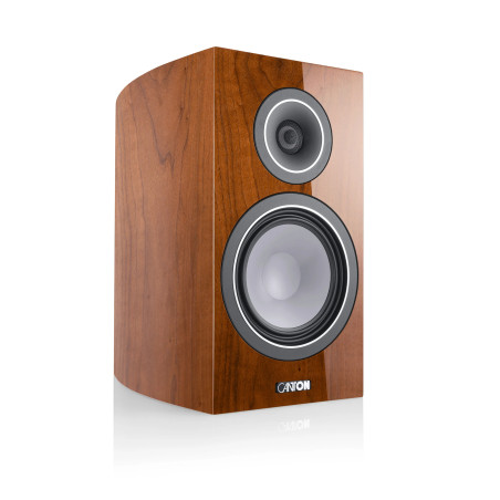 CANTON VENTO 30 WALNUT HIGH GLOSS - COPPIA Diffusori da scaffale - ...