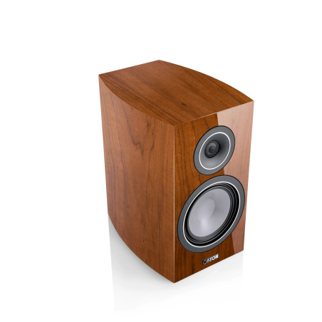 CANTON VENTO 30 WALNUT HIGH GLOSS - COPPIA Diffusori da scaffale - ...