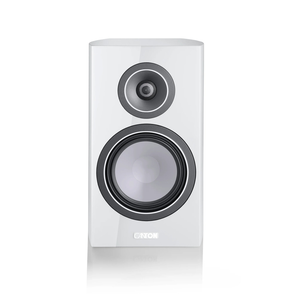 CANTON VENTO 30 WHITE HIGH GLOSS - COPPIA Diffusori da scaffale - A...