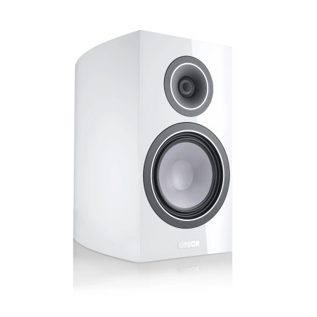 CANTON VENTO 30 WHITE HIGH GLOSS - COPPIA Diffusori da scaffale - A...