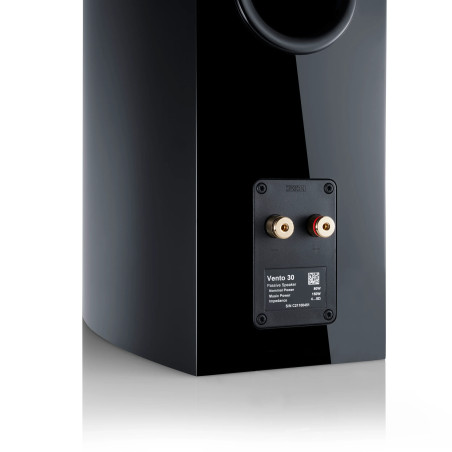 CANTON VENTO 30 BLACK HIGH GLOSS - COPPIA Diffusori da scaffale - A...