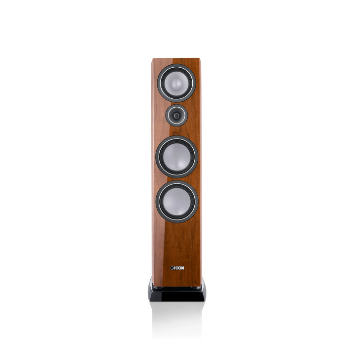 CANTON VENTO 90 WALNUT HIGH GLOSS - COPPIA Diffusori da pavimento -...