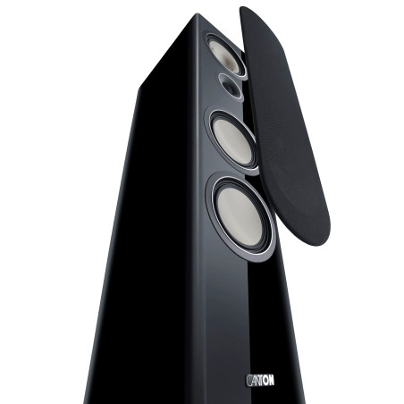 CANTON TOWNUS 90 BLACK HIGH GLOSS - COPPIA Diffusori da pavimento -...