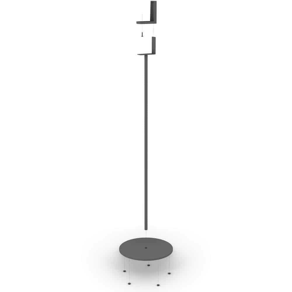 Ganton Stand CANTON STAND LS 90.3 BLACK - COPPIA - Stand - Audio Impact