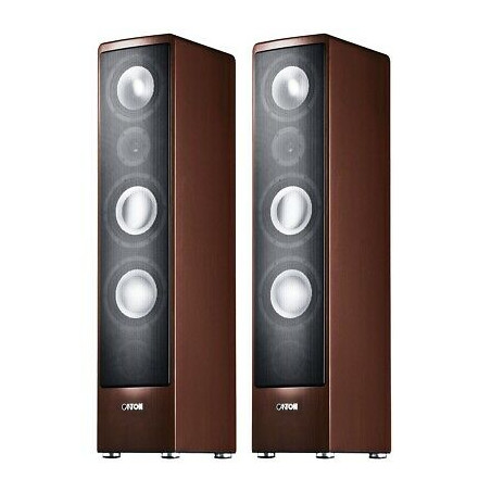 CANTON ERGO 690 DC WENGE BROWN - PAIR Floorstanding speakers - Audi...