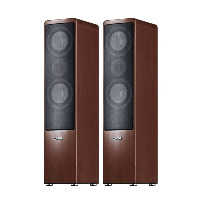 CANTON ERGO 670 DC WENGE BROWN - PAIR Floorstanding speakers - Audi...