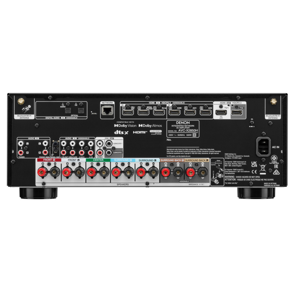 DENON AVC-X2850H - A/v amplifiers - Audio Impact