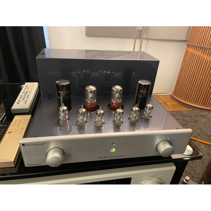 PRIMALUNA EVO 400 VALVE PREAMPLIFIER PHONO STAGE SECOND HAND - Home - 