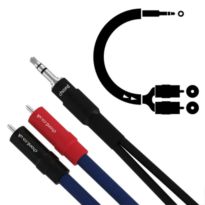CHORD CLEARWAYX MINI-JACK TO 2RCA - Cavi jack - Audio Impact