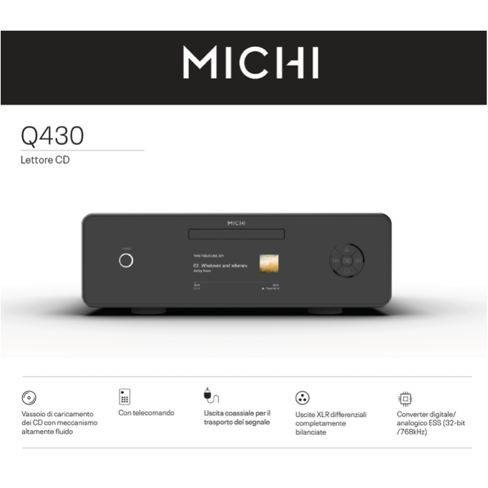 ROTEL MICHI PRESTIGE Q430 - Cd player - Audio Impact