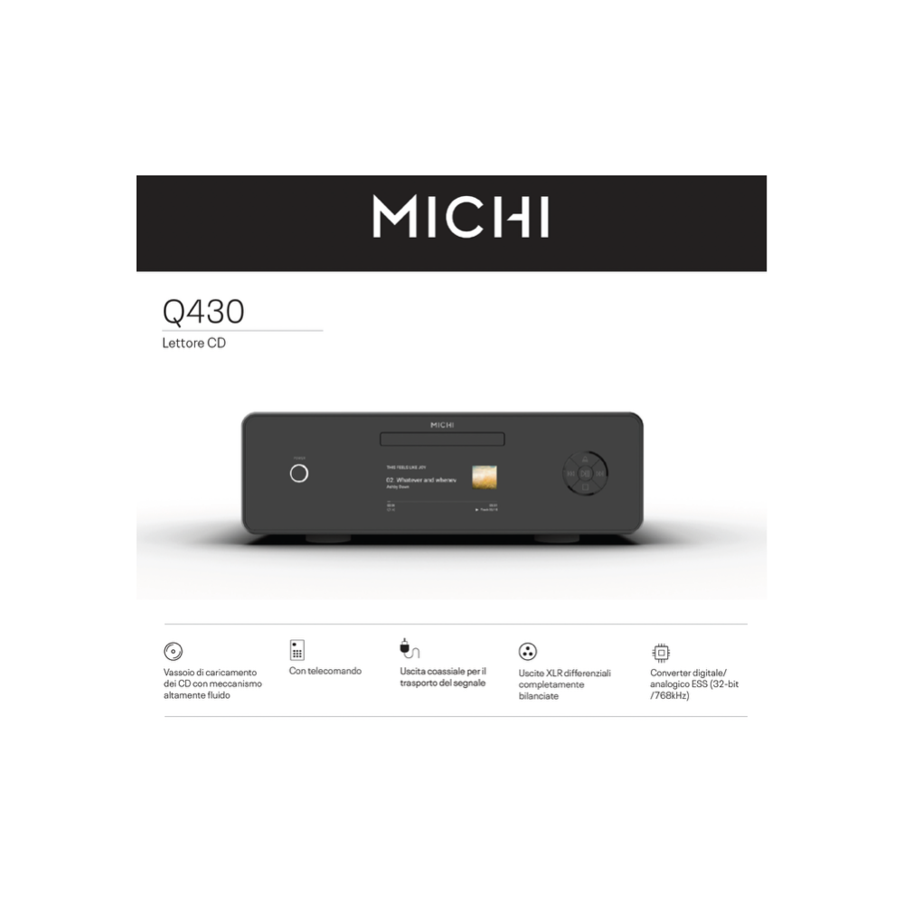 ROTEL MICHI PRESTIGE Q430 - Cd player - Audio Impact