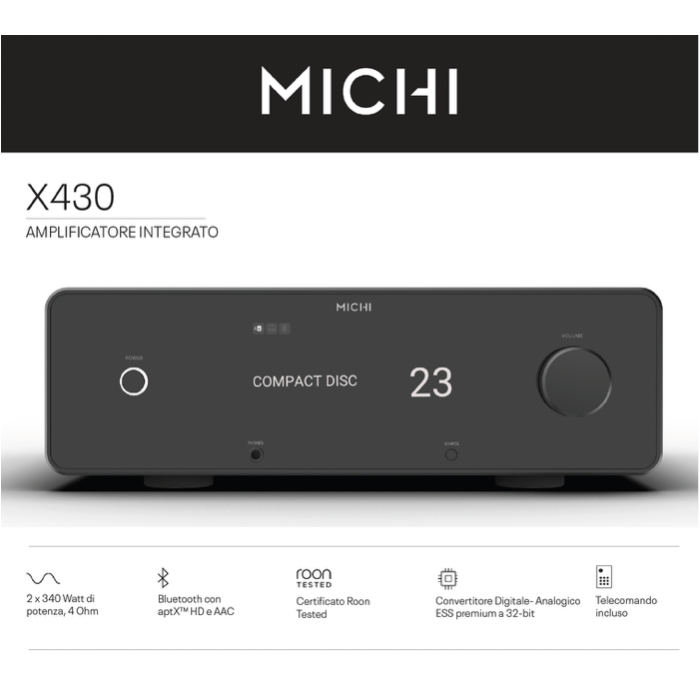 ROTEL MICHI PRESTIGE X430 - Integrated amplifiers - Audio Impact