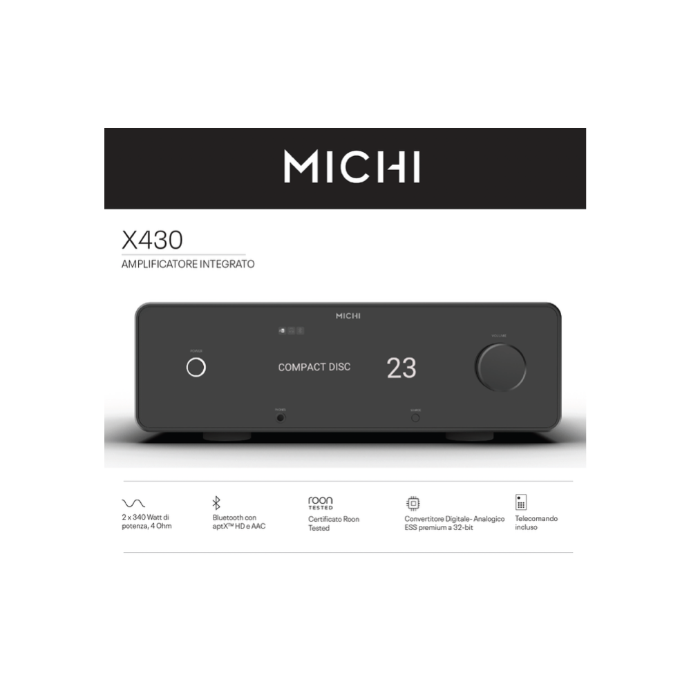ROTEL MICHI PRESTIGE X430 - Integrated amplifiers - Audio Impact