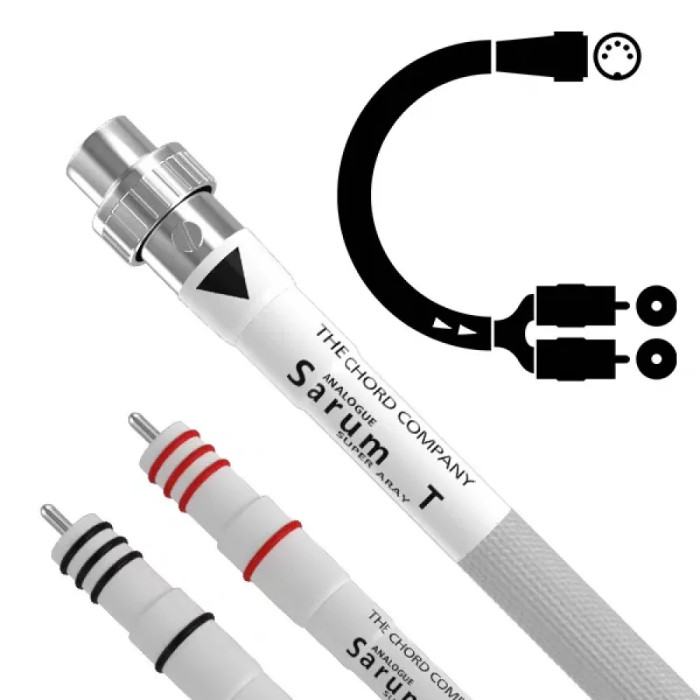CHORD SARUM T 2RCA - 5DIN - 1 METER - Cavi rca  - Audio Impact