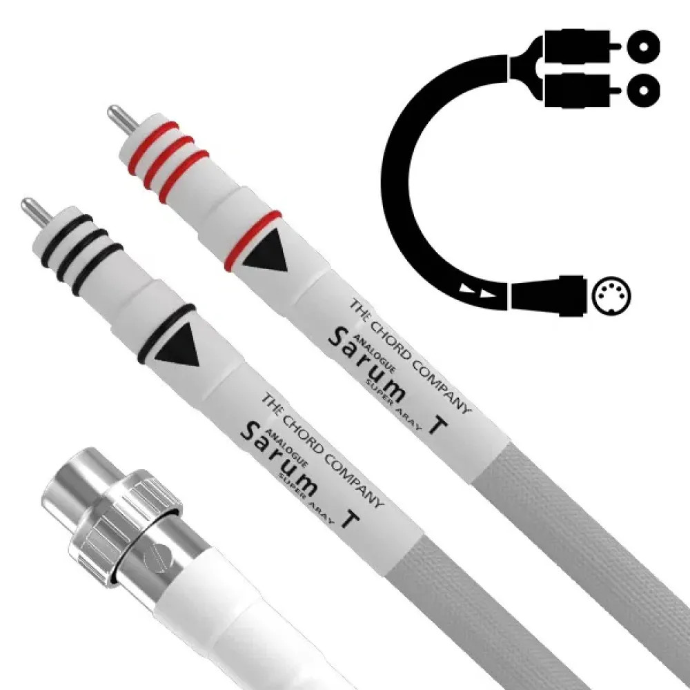 CHORD SARUM T 2RCA - 5DIN - 1 METRO - Cavi rca  - Audio Impact