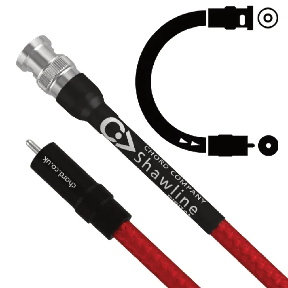 CHORD SHAWLINEX 1BNC A 1RCA - BNC cables - Audio Impact