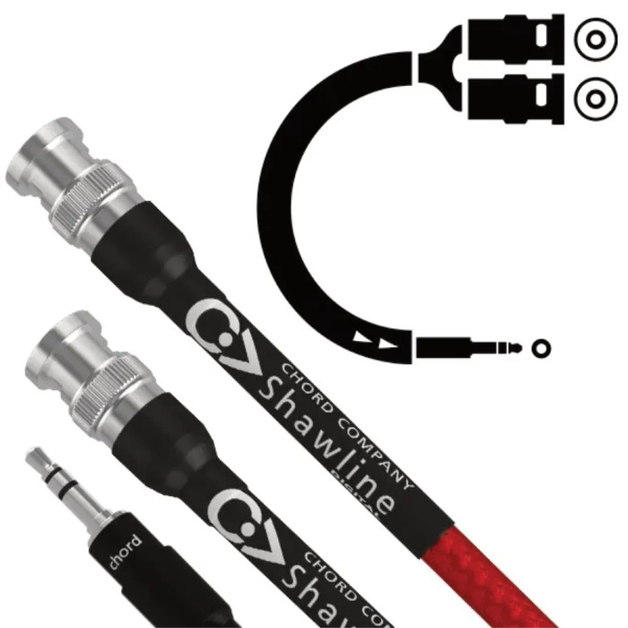 CHORD SHAWLINEX 2BNC A MINI-JACK 1 METRO - Cavi BNC - Audio Impact