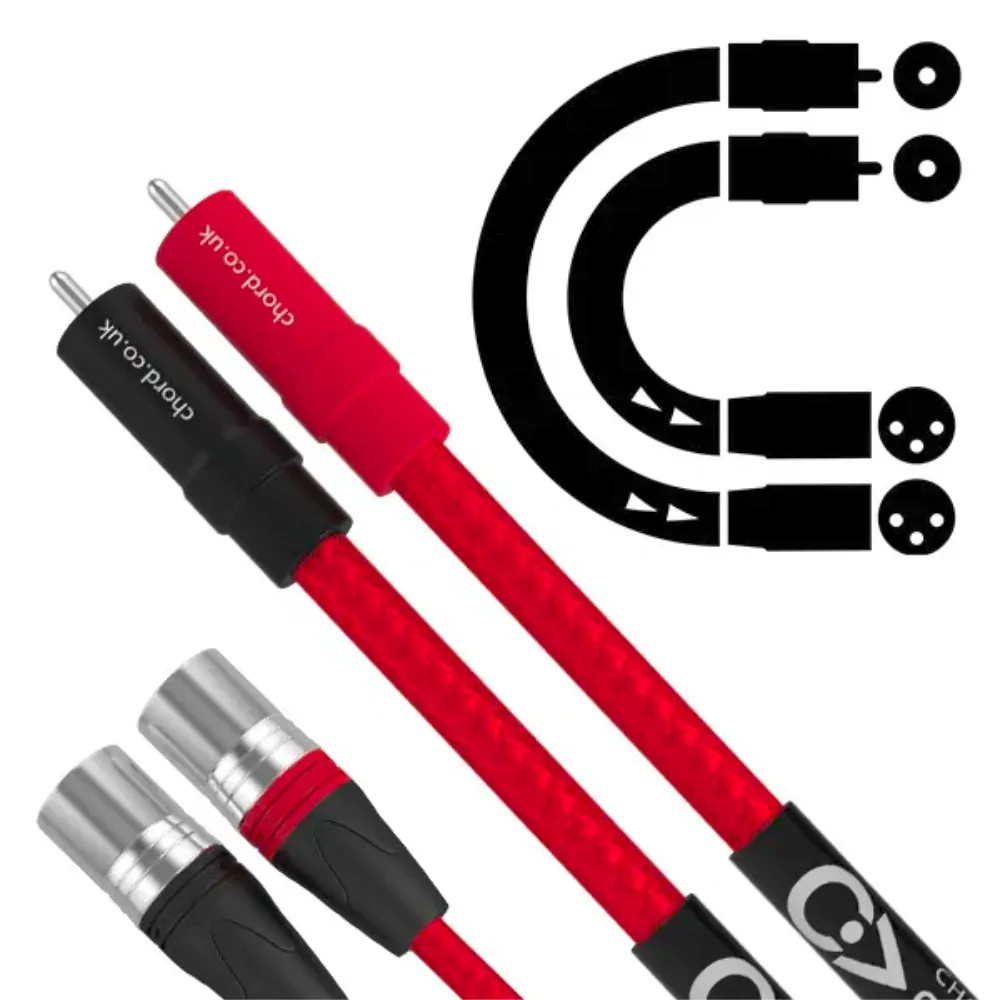 CHORD SHAWLINEX 2RCA - 2XLR - Cavi rca  - Audio Impact