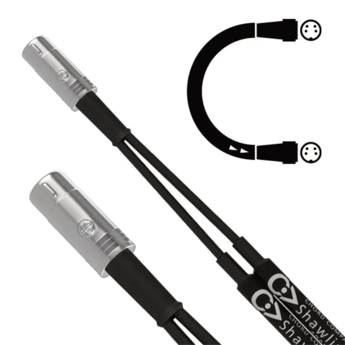 CHORD SHAWLINEX 4DIN A 4DIN (SNAKE 4) 1 METER - DIN Cables - Audio Imp