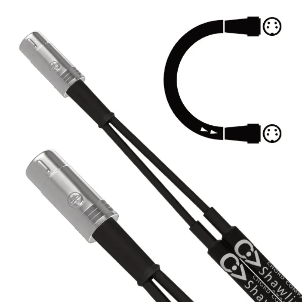 CHORD SHAWLINEX 4DIN A 4DIN (SNAKE 4) 1 METER - DIN Cables - Audio Imp