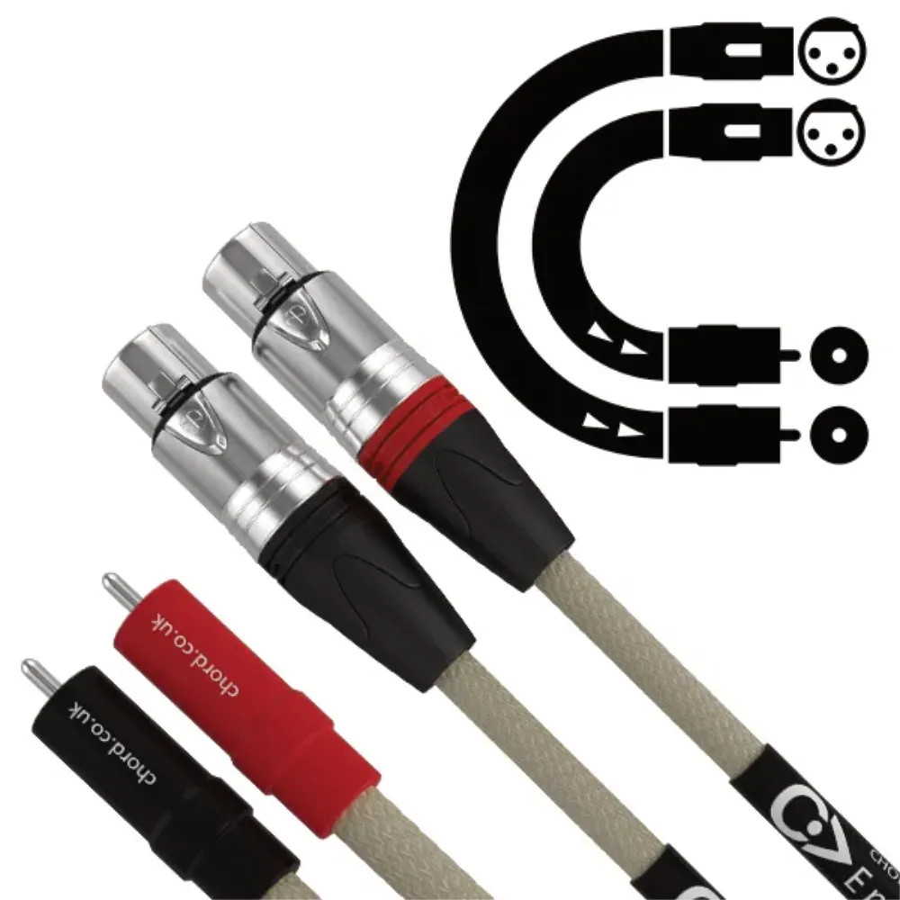 CHORD EPICX 2XLR A 2RCA 1 METRO - Cavi xlr  - Audio Impact