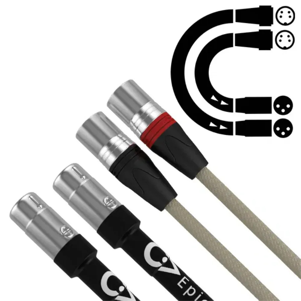CHORD EPICX 4DIN TO 1XLR - DIN Cables - Audio Impact