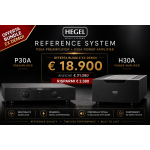 HEGEL REFERENCE SYSTEM EX-DEMO - P30A + H30A - OFFERTA BUNDLE! - Ampli