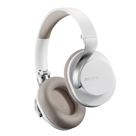 SHURE AONIC 40 White - Wireless Bluetooth 5 Headphones with Noise Canceling